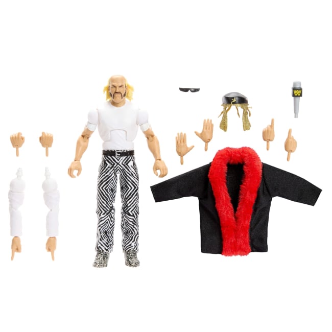 WWE Elite Legends Jesse “The Body” Ventura Action Figure & Accessories, Series 30 6-Inch Set