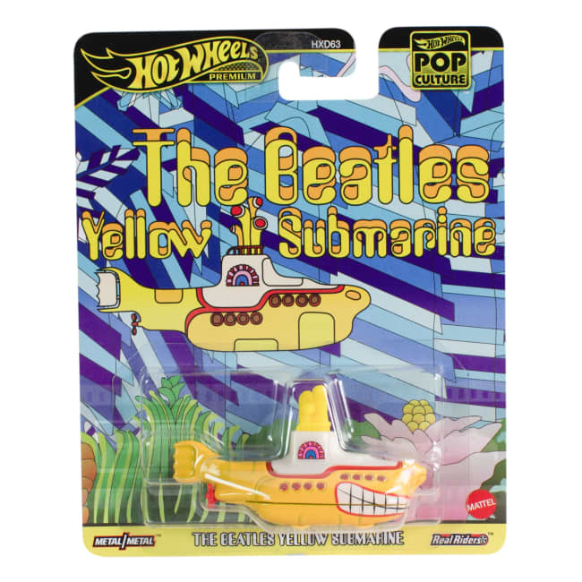 Hot Wheels Collector Veículo de Brinquedo HW The Beatles Yellow Submarine