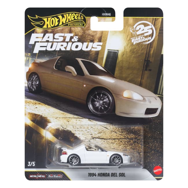 Hot Wheels Collector Vehículo de Colección Carro Velozes e Furiosos Honda do Sol