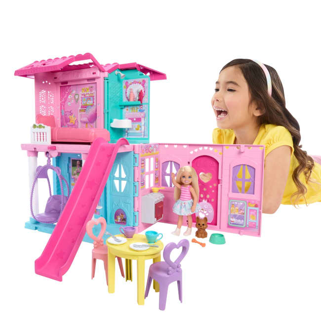 Barbie-Coffret La Maison Transformable de Chelsea-Avec Accessoires