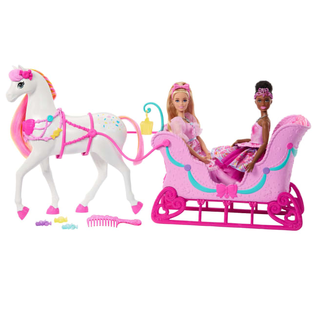 Barbie Au Pays des Sucreries de Casse-Noisette Cheval et Accessoires