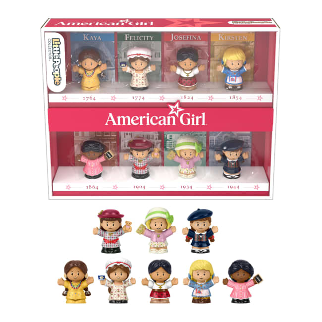 Little People Collector American Girl 40th Anniversary Special Edition Set For Fans, 8 Figures