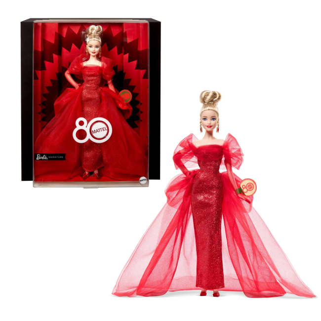 Barbie® 80 Eanniversaire de Mattel Poupée