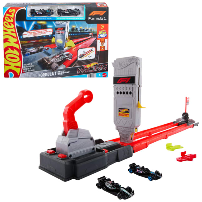 Hot Wheels Racing Pista de Brinquedo Hot Wheels Racing Pista de Corrida Desafio de Saídas