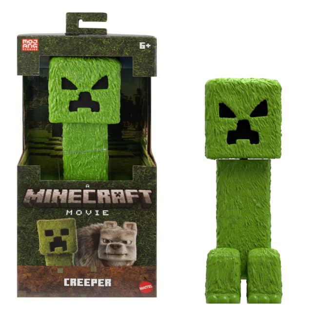 Minecraft Creeper Large-Scale Action Figure, 12-Inch Character Collectible Inspired By The Movie