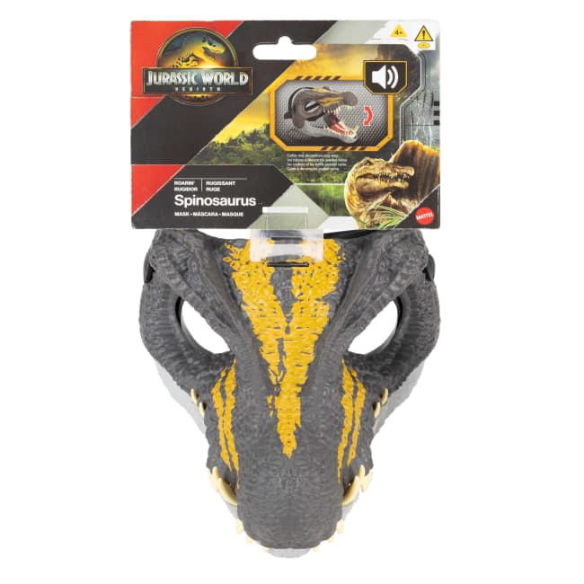 Jurassic World Rebirth Spinosaurus Dinosaur Mask, Role-Play Head Wear, Movie-inspired Costume Gear