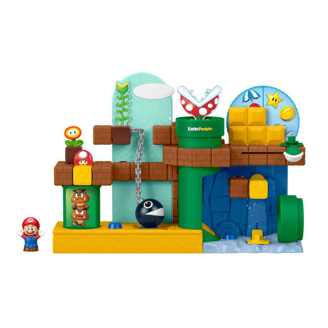 Little People Nintendo Juguete para Bebés Playset Mundo de Mario Bros