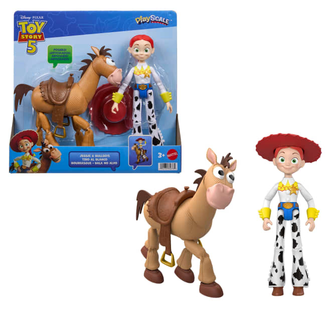 Disney · Pixar Toy Story 5-Coffret de 2 Figurines Articulées Jessie et Pile-Poil