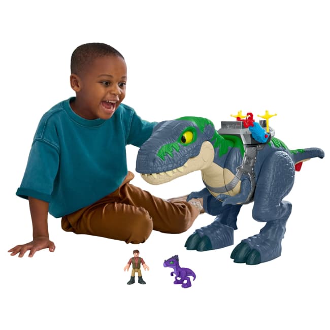 Imaginext Jurassic World Dinossauro de Brinquedo Ultimate T. Rex com Luzes e Sons