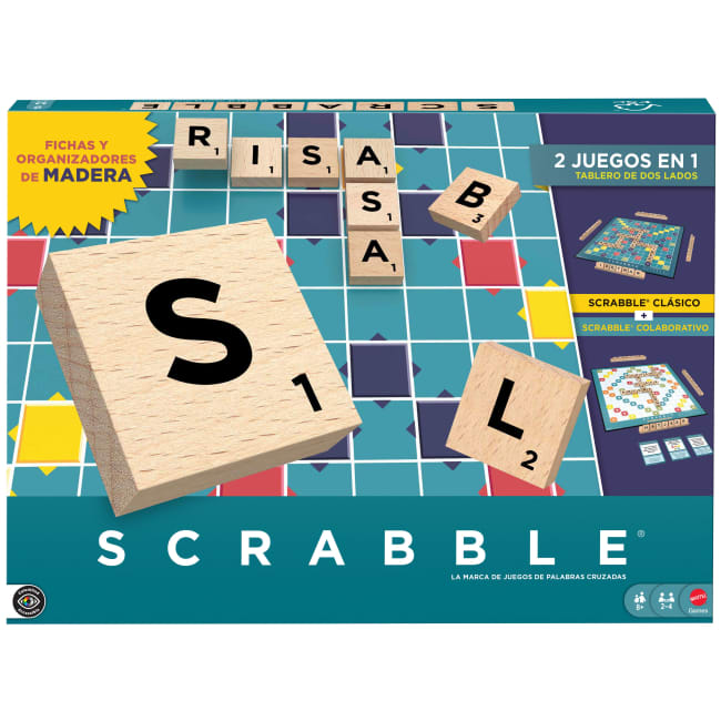 Scrabble Juego de Mesa Scrabble de Madera