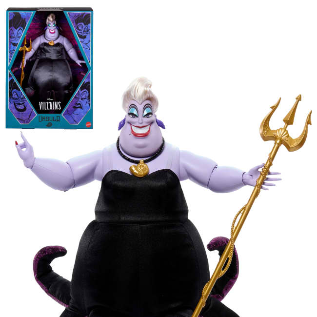 Disney Collector Ursula Collectible Villains Fashion Doll in Signature Look With 1 Accessory
