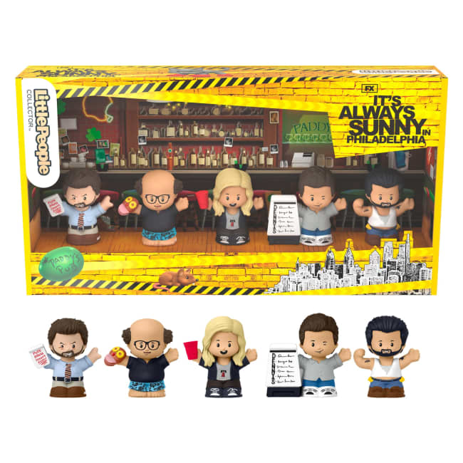 Little People Collector It's Always Sunny in Philadelphia Set For Adults & Fans, 5 Figures