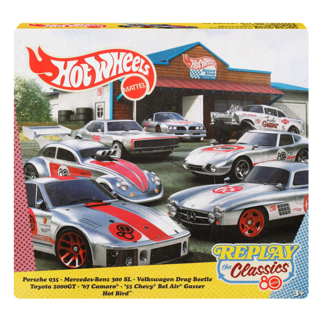 Hot Wheels Collector Vehículo de Colección Mattel 80 Aniversario Paquete de 7