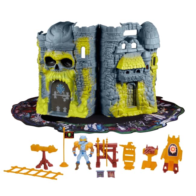 Masters Of The Universe Vintage Castle Grayskull Playset With Display Mat & 1 Figure & Accessories