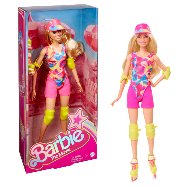 Barbie Film Poupée de Collection Barbie, Margot Robbie, Patins