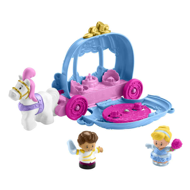 Fisher-Price Little People Disney Princess Cinderella's Dancing Carriage Playset With Horse & Figures
