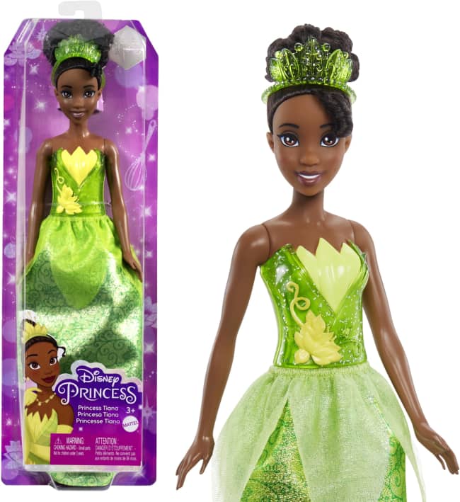 Disney Princess Tiana Doll With Sparkling Fashion & Accessories, Inspired By The Princess & The Frog
