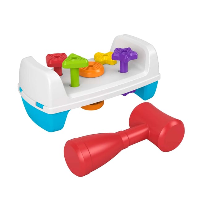 Fisher-Price Tap & Turn Bench, Double-Sided infant & Toddler Toy