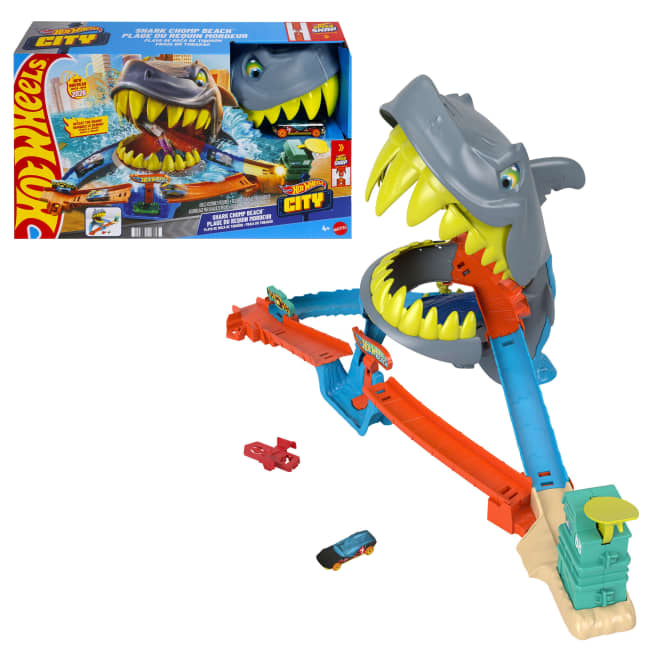 Hot Wheels City Pista de Brinquedo Pista Tubarão