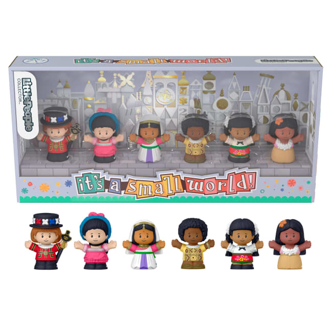 Little People Collector Disney It's A Small World Special Edition Set Fans, 6 Figures