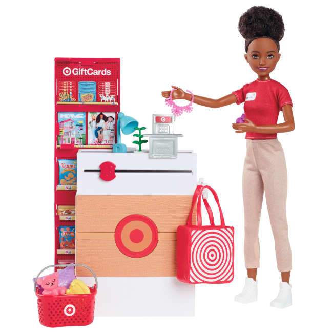Barbie Toys, Skipper Doll And Target First Jobs Set With Checkout Stand And Accessories