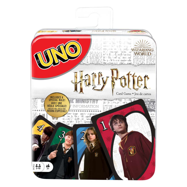 UNO Juego de Cartas Harry Potter Metálico