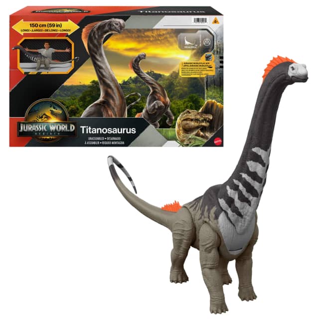 Jurassic World Dinosaurio de Juguete Rebirth Titanosaurus