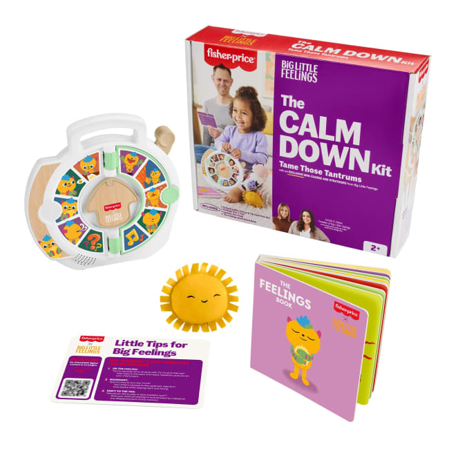 Fisher-Price Big Little Feelings Calm Down Play Kit, Set Of Learning Toys & Tips For Toddlers & Kids