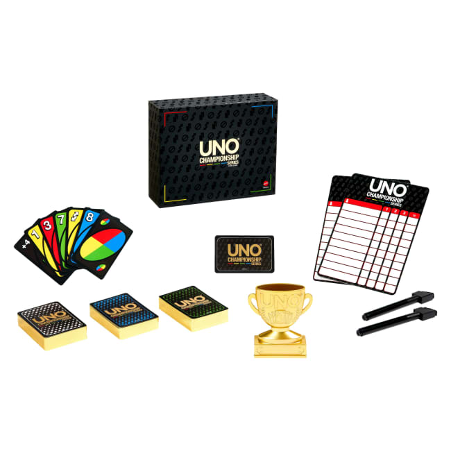 UNO Championship Series Expanded Tournament Set Card Game For Large Groups Of 6 To 30 Players.