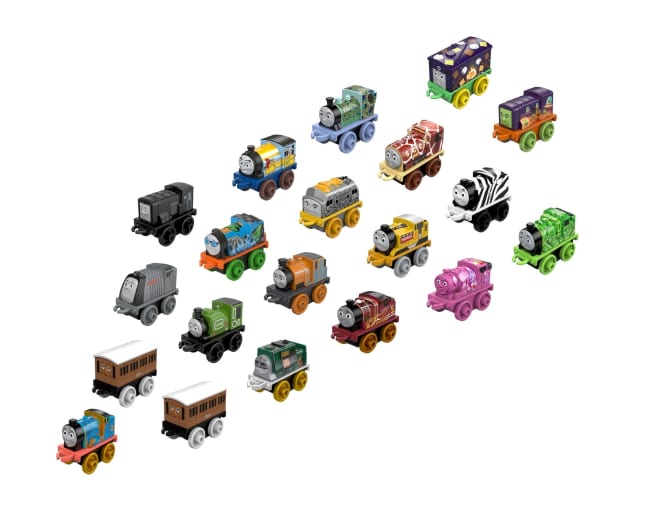 Thomas & Friends Minis Toy Train Pack, 20 Miniature Engines And Railway Vehicles For Preschool Kids