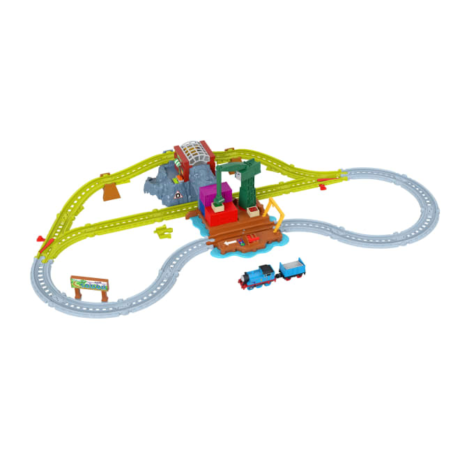 Thomas & Friends Cranky's Dockside Delivery Train Set From Fisher-Price With Motorized Thomas Engine