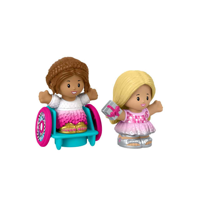 Fisher-Price Little People Barbie Party Figure Pack, 2 Characters For Toddlers