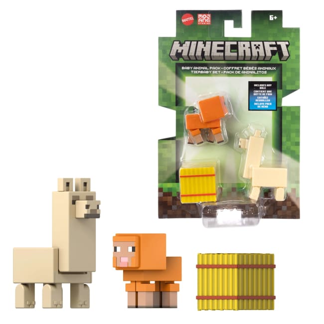 Minecraft Vanilla Figura de Acción Animales Bebes 3.25