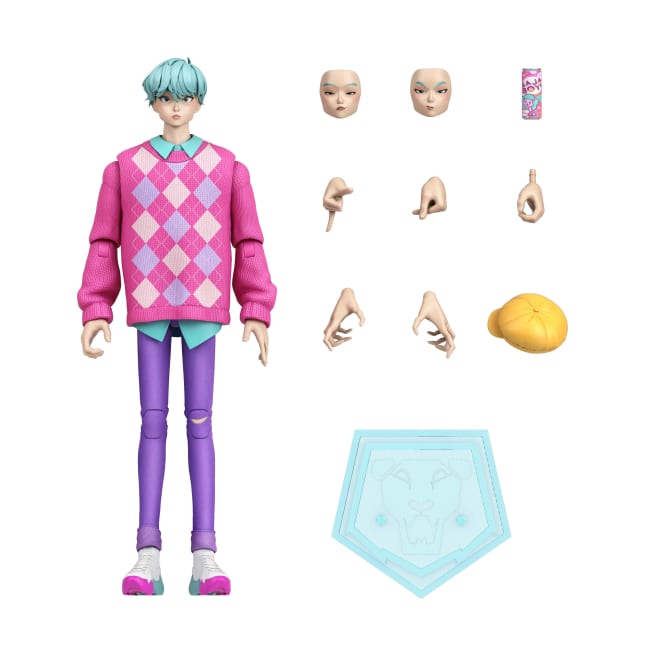 KPop Demon Hunters Saja Boys Baby 6.5-inch Action Figure With Accessories & Swappable Faces & Hands