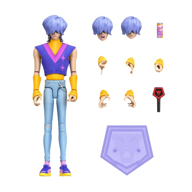 KPop Demon Hunters Saja Boys Mystery 6.7-inch Action Figure, Accessories & Swappable Faces & Hands