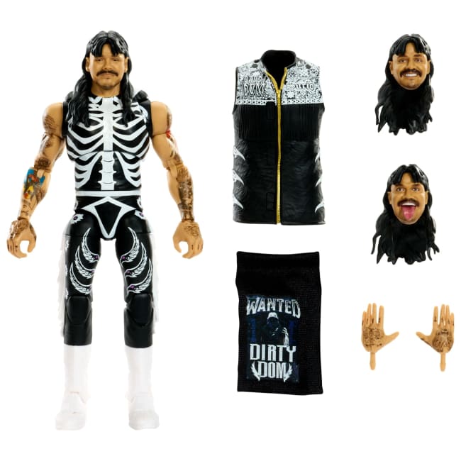 WWE Ultimate Edition Dirty Dominik Mysterio Action Figure & Accessories Set, 6-Inch Collectible