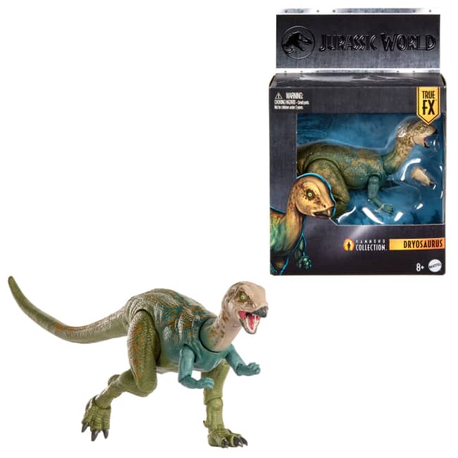 Jurassic World Hammond Collection Dryosaurus Dinosaur Figure, Deluxe Design And 17 Articulations