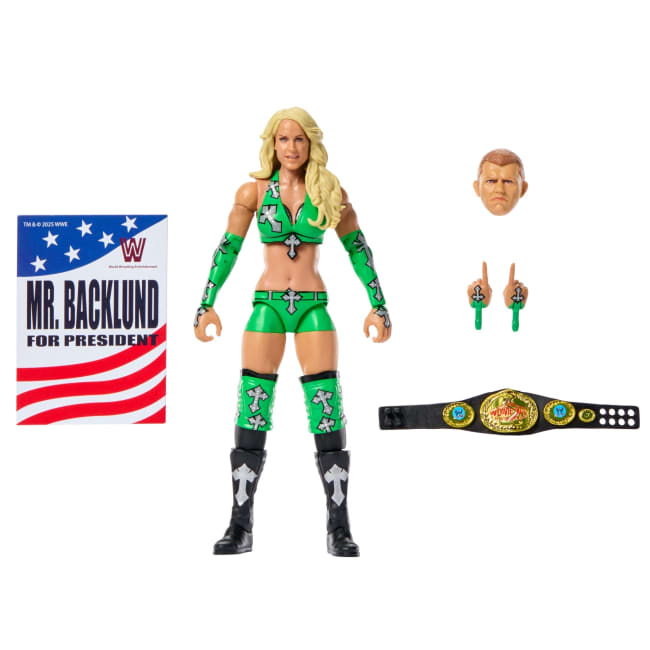 WWE Elite Legends Michelle Mccool Action Figure & Accessories, Series 30 6-Inch Collectible Set
