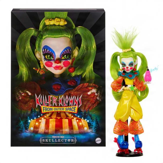 Monster High Skullector Muñeca de Colección Killer Klowns Shorty