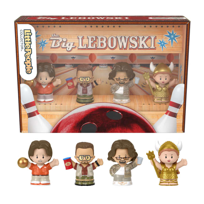 Fisher-Price Little People Collector The Big Lebowski Special Edition Set For Adults & Fans, 4 Figures