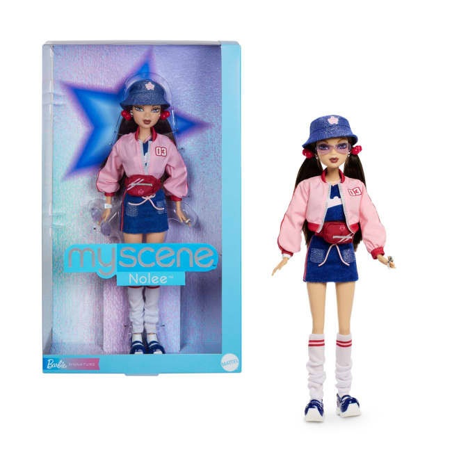 Barbie Signature My Scene Nolee Collector Doll in Y2K-Inspired Outfit With Premium Accessories