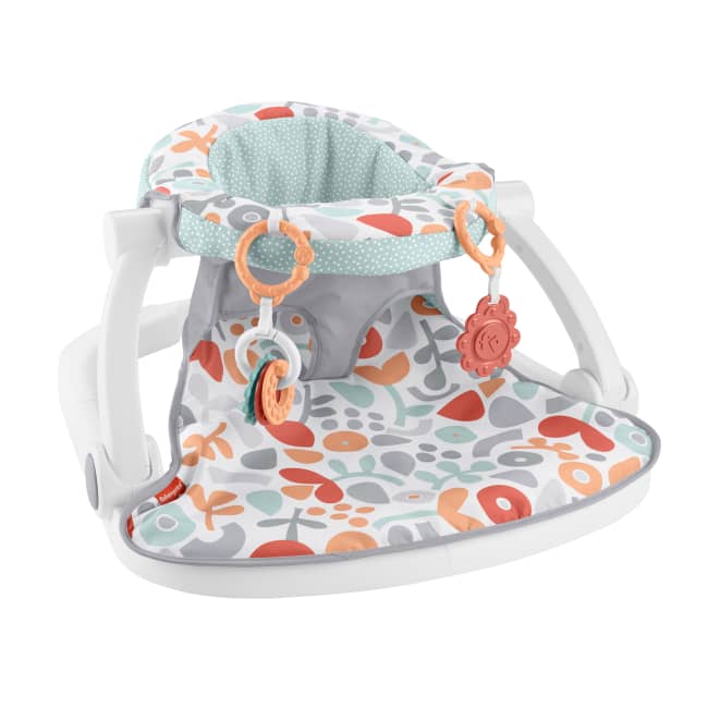 Fisher-Price Portable Baby Chair With Toys, Sit-Me-Up Floor Seat, Fresh Floral