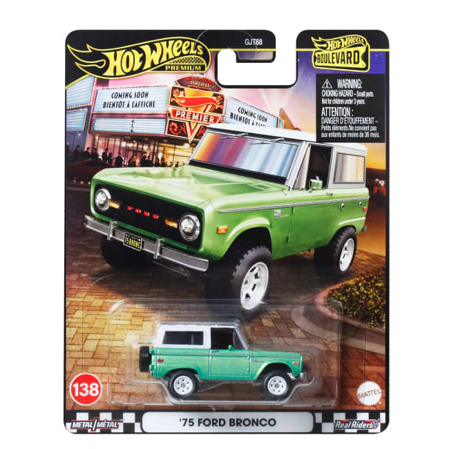 Hot Wheels Collector Vehículo de Colección 1975 Ford Bronco