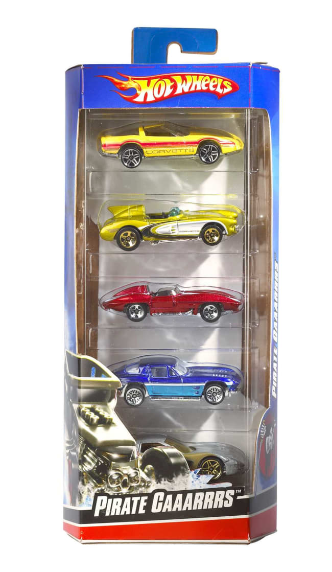 Hot Wheels Diecast Veículo de Brinquedo Pacote Surpresa 5 Carros