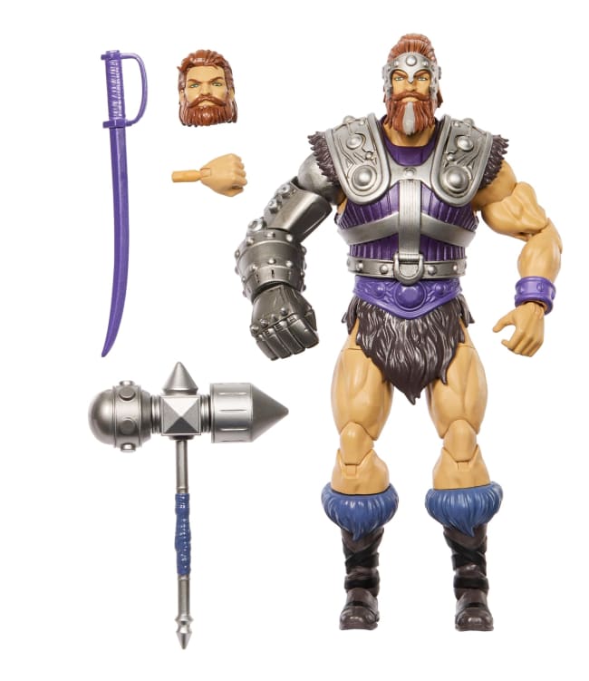 Masters Of The Universe Masterverse New Eternia Fisto Action Figure, MOTU Toy Hero, 30 Articulations