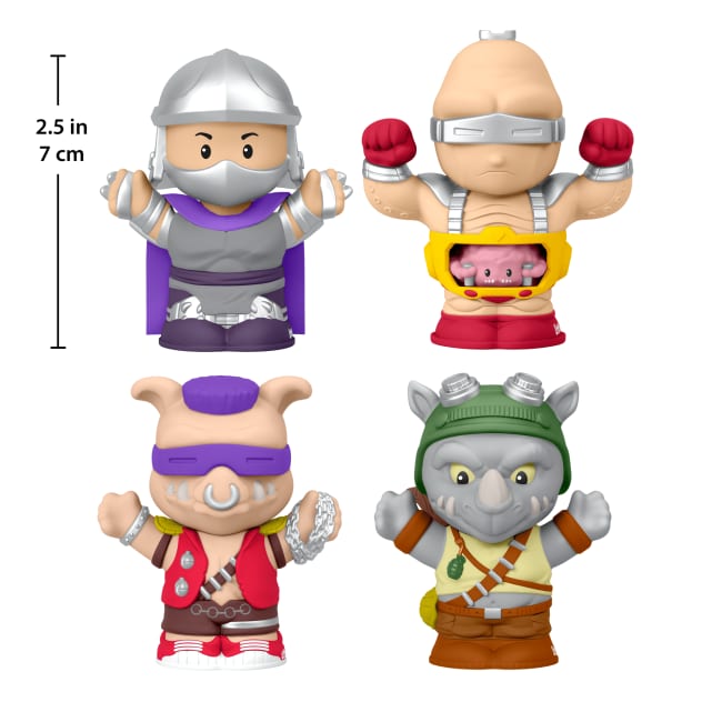 Little People Collector Teenage Mutant Ninja Turtles: Villains Special Edition Set, 4 Figures