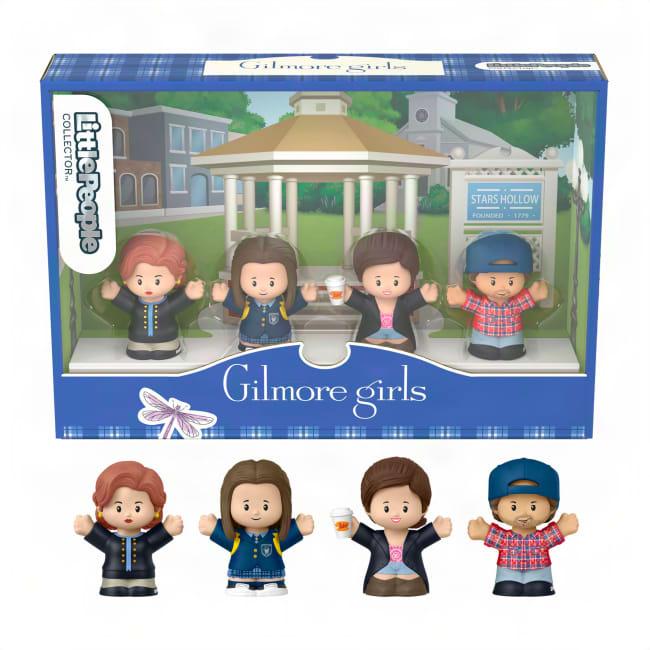 Little People Collector Gilmore Girls Tv Show Special Edition Set For Fans, 4 Figures