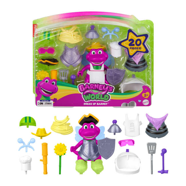 Fisher-Price  Barney'S World  Coffret  Barney Costumé, 20 Éléments