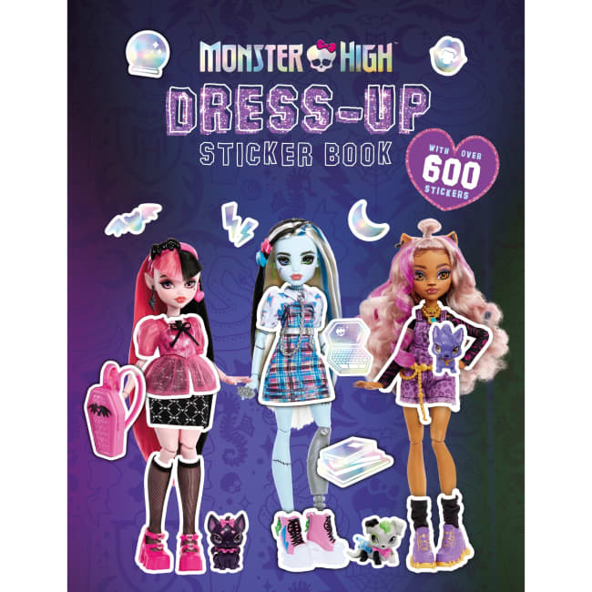 Monster High: Dress-Up Sticker Book (Ages 6+) | Mattel