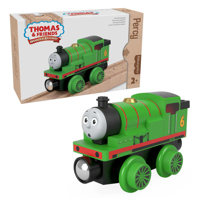 Fisher-Price Thomas et ses Amis Piste en Bois Locomotive Percy